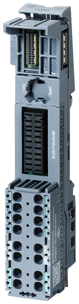 Unité de base API Siemens SIMATIC ET200SP B0 BU20-P12+A4+0B, push-in