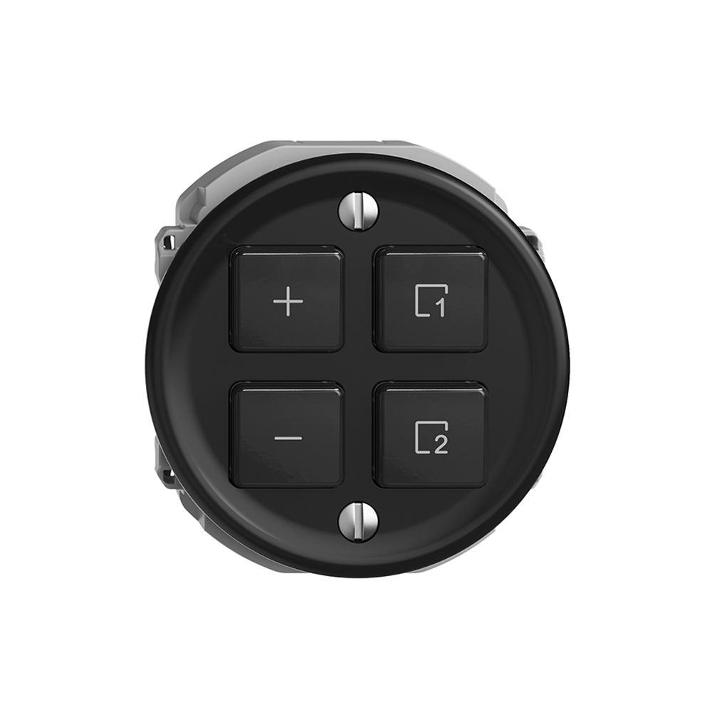 Commande pour variateur 1c scène/4t Sdue Wiser noir