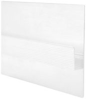 Profilé AP DOTLUX DXT12 aluminium 2000×93×12mm blanc construction sèche