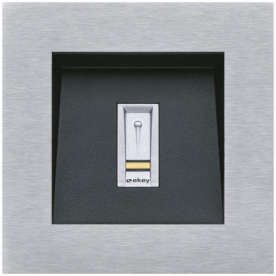 Module lecteur empreinte digitale Hager elcom.modesta p.interphone, acier fin