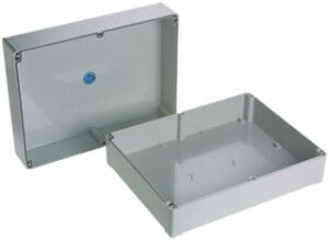Boîtier AP Woertz Lithos 200×120×90mm gris clair IP65 polycarbonate