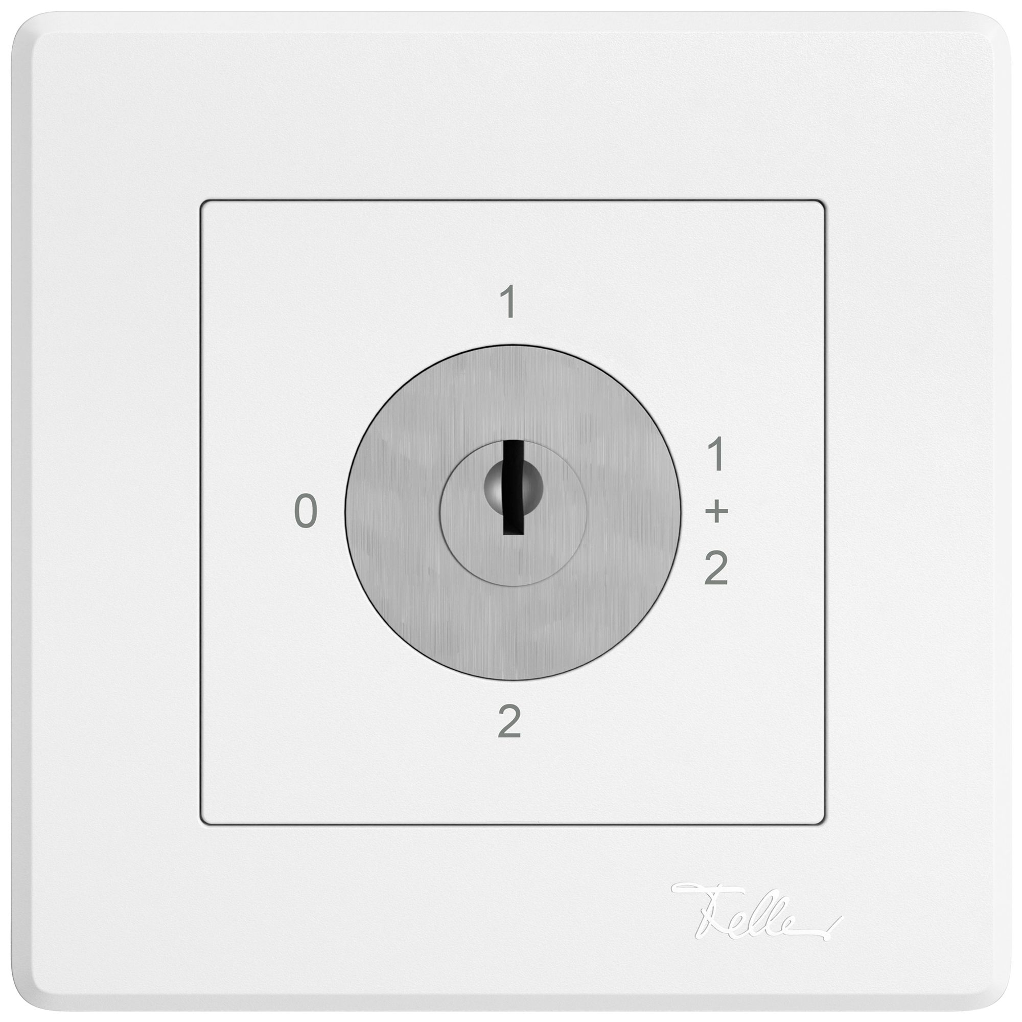 Interrupteur rotatif ENC EDIZIO.liv SNAPFIX® 1/1L serrure 2 clés 4 pos.enlèv.bc