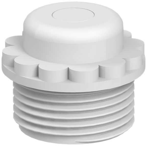 Würgenippel Bettermann M40 24…29mm hellgrau mit Membran