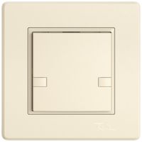 UP-KNX-Taster RGB EDIZIO.liv SNAPFIX® Temperaturfüh.o.LED 1×Taste 2-Tbed.cr