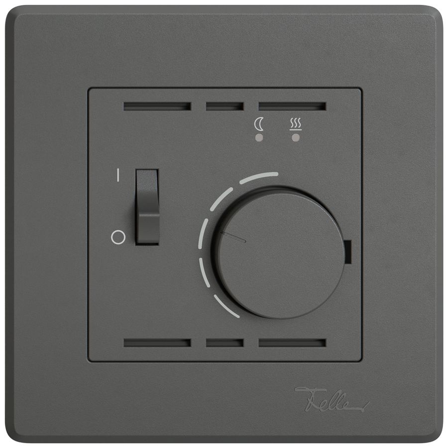 Termostato ambiente INC EDIZIO.liv SNAPFIX® limit.temp.p.riscaldamenti pav.grs