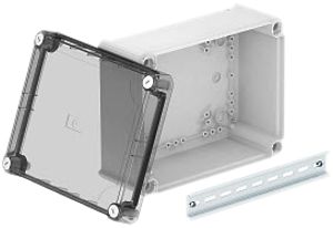 Boîte de dérivation Bettermann fermée 240×190×115mm avec couvercle transparent