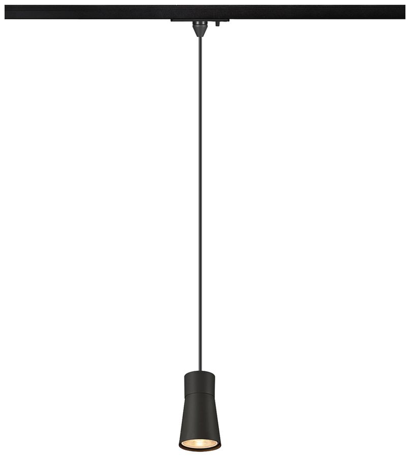 Pendelleuchte SLV PURI 2.0 Cone AD1PH GU10 1×6W DIM Ø55mm schwarz