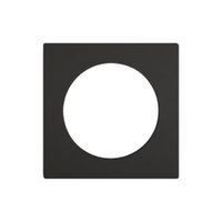 Kit di copertura EDIZIO.liv SNAPFIX® termostato 60×60×7mm nero IP20