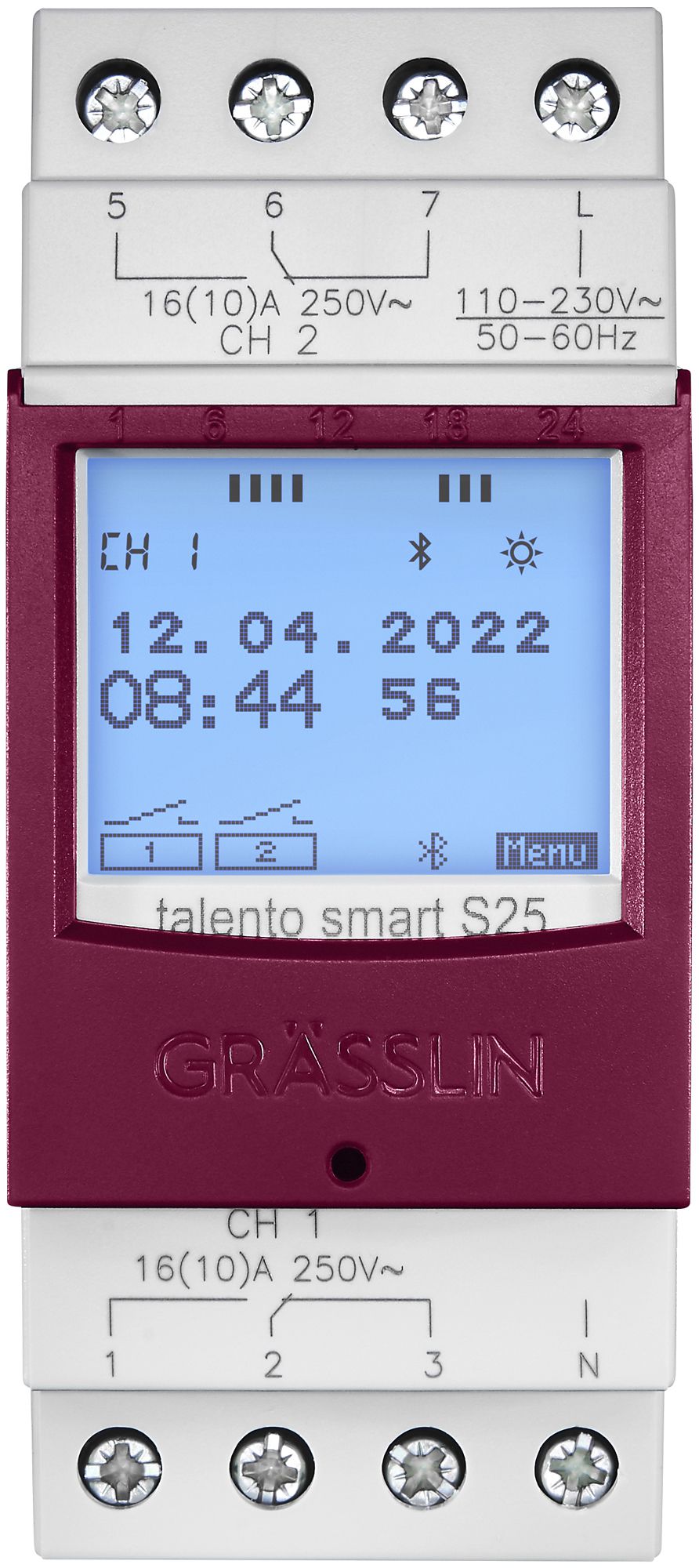 Timer digitale AMD talento smart S25, 2 canali 110/230VAC