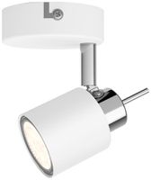Spot Philips Meranti GU10 1×35W Ø80×155mm blanc