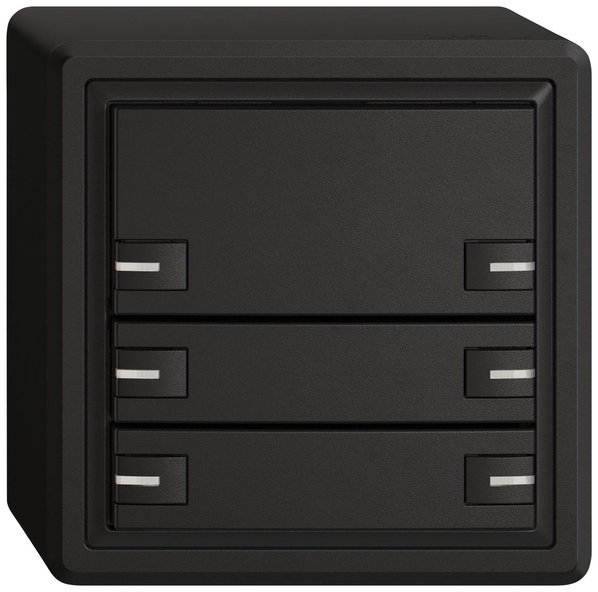 Poussoir KNX RGB AP EDIZIO.liv SNAPFIX® capteur temp.RGB-LED 6× comm.1T no