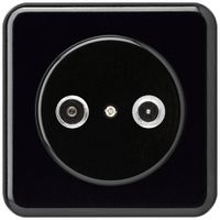 UP-Antennendose basico TV-R Bauart C 11dB 2GHz schwarz