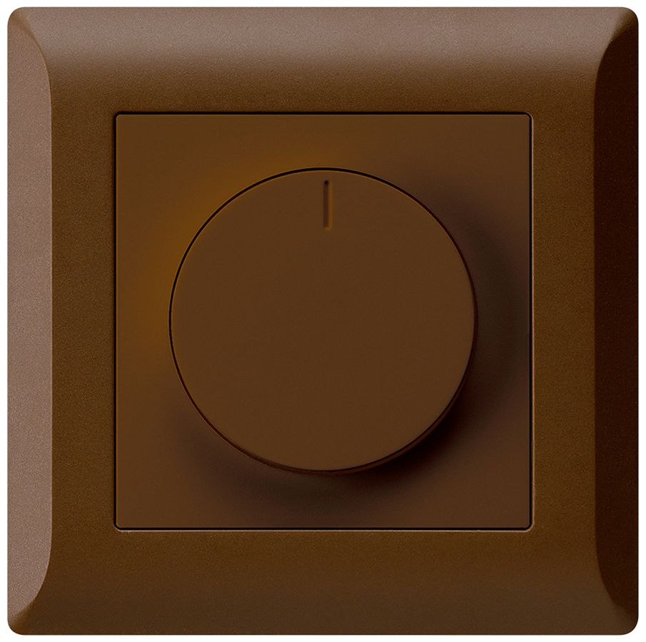 UP-Drehdimmer kallysto.line Phasenanschnitt 20…500VA braun