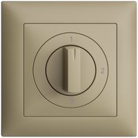 Kit frontale EDIZIOdue 0-1-2-3 88×88mm sand per interruttore rotativo