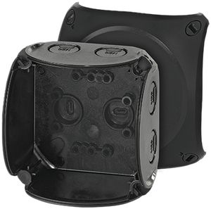 Boîte de dérivation AP Hensel KF B 2.5mm² sans bornes noir