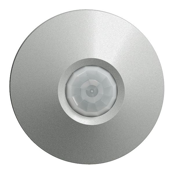 Détecteur de mouvement ENC 360° variable pirios EDIZIOdue, rond, silver