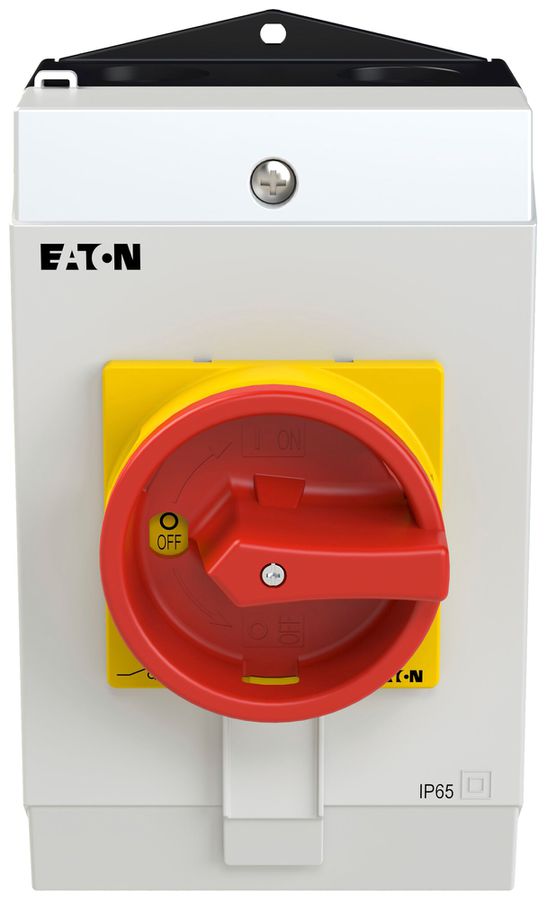 Sectionneur de charge AP Eaton P1-25/I2/SVB/HI11 3P 25A 690V 1NC 1NO IP65 rouge