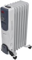 Radiateur OFR 7A, 1.5kW 230V 4.5kg 20×65×25cm blanc/gris