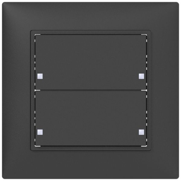 Senseur poussoir ENC SIDUS KNX Design type B, 2/4, anthracite