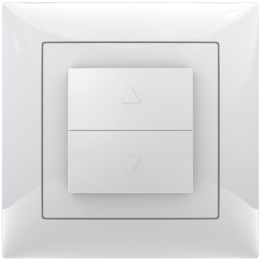 Interrupteur pour stores ENC Sidus, 1-canal, type B, blanc brillant