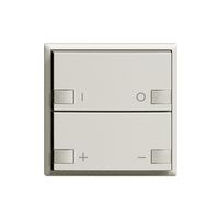 Frontset ON-OFF Dimmer 2K/2T ZEP EDIZIOdue hellgrau