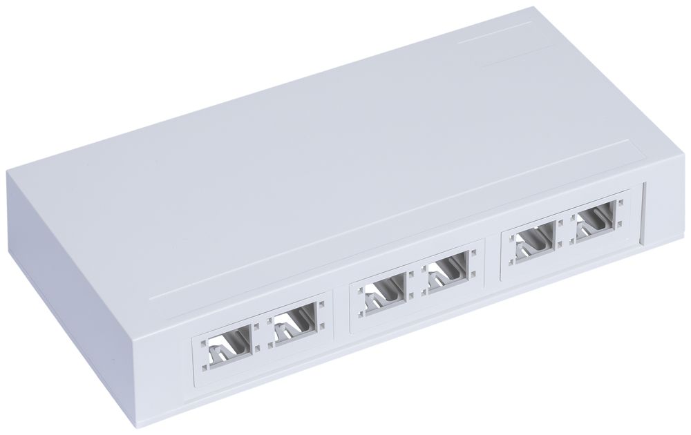 Kompaktgehäuse R&M 6×1Port