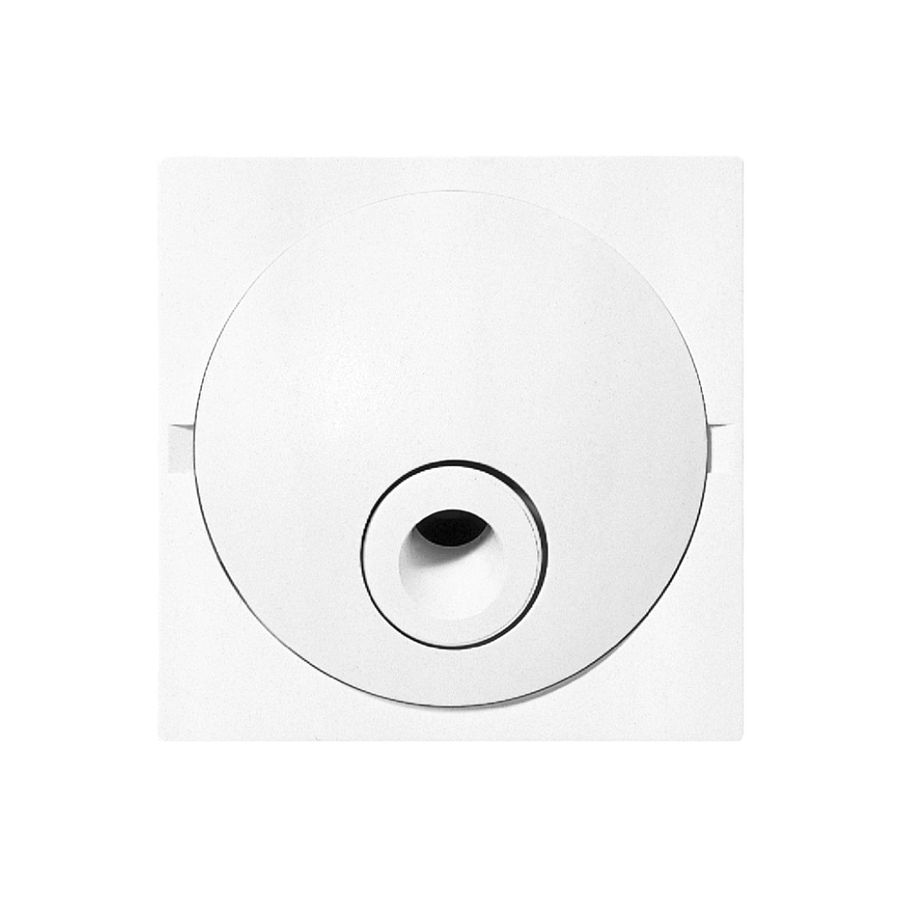 Frontrahmen SIDUS zu Anschlussdose weiss glänzend