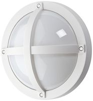 Luminaire apparent SG Solo E27 1×46W IP65 direct Ø270mm blanc