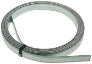 Ruban acier zing. 3×40mm rouleau 12.5m