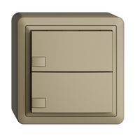 AP-KNX-Taster RGB EDUE, 250mW, o.LED, 2×Taste, 1×Tastenb., sa