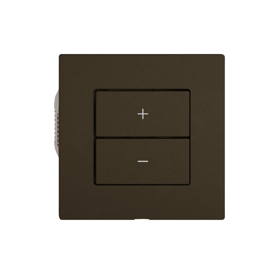 Nebenstelle Dimmer EDIZIO.liv Wiser SNAPFIX® 2 Tasten br
