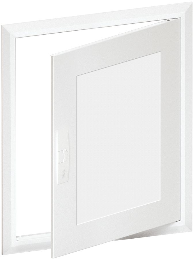 Cornice con porta Hager univers 603×703×13mm IP30 bianco puro per FW42U