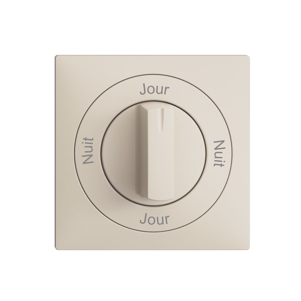 Frontset Nuit-Jour-Nuit-Jour EDIZIOdue 60×60mm crema