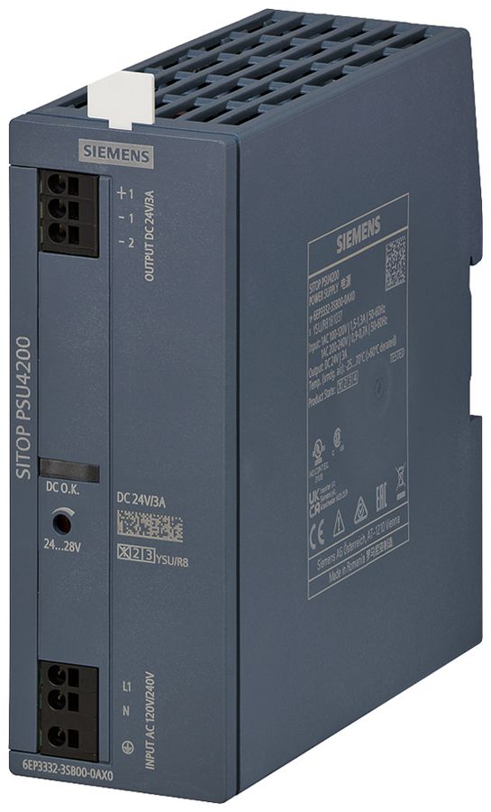 Alimentation Siemens SITOP PSU4200 IN: 120/240VAC OUT: 24VDC/3A 72W