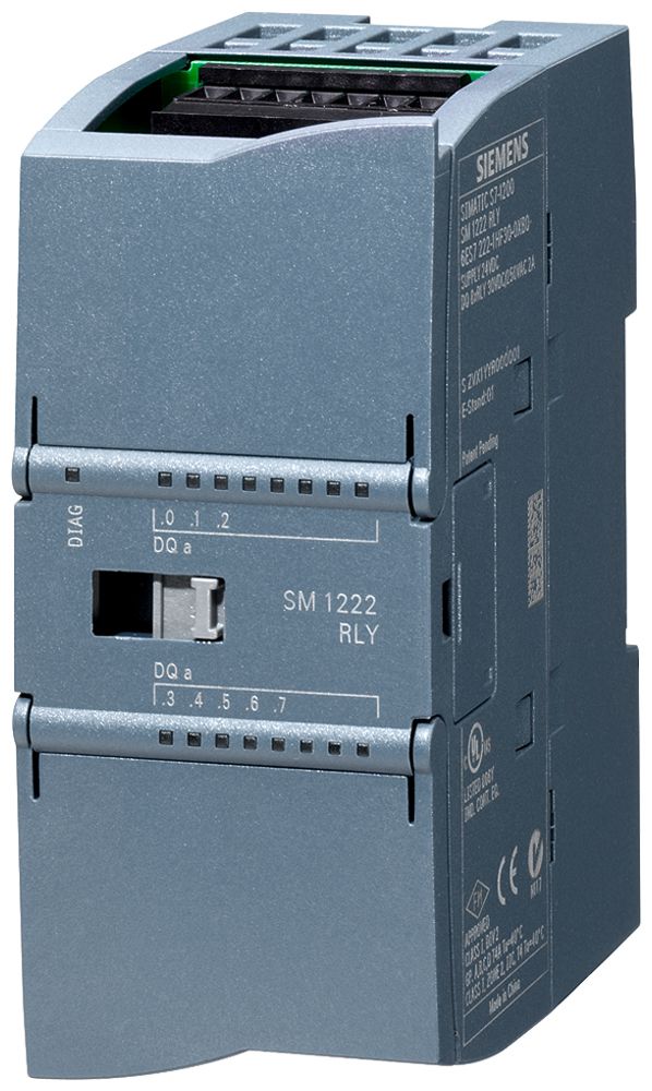 Module de sortie PLC Siemens SIMATIC S7-1200 SM 1222 DO 8×relais/2A