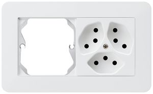 UP-Kombination kallysto.trend Gr.I-I horizontal leer+3×Typ 13 weiss