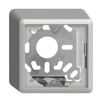 Kappe mit Grundplatte 54mm EDIZIOdue silver universal