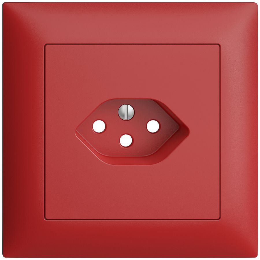 UP-Frontset EDIZIOdue berry 88×88mm 1×T13