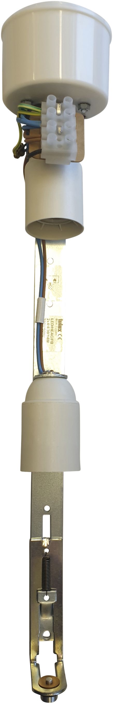 Zoccolo metallico Tulux 2×E27