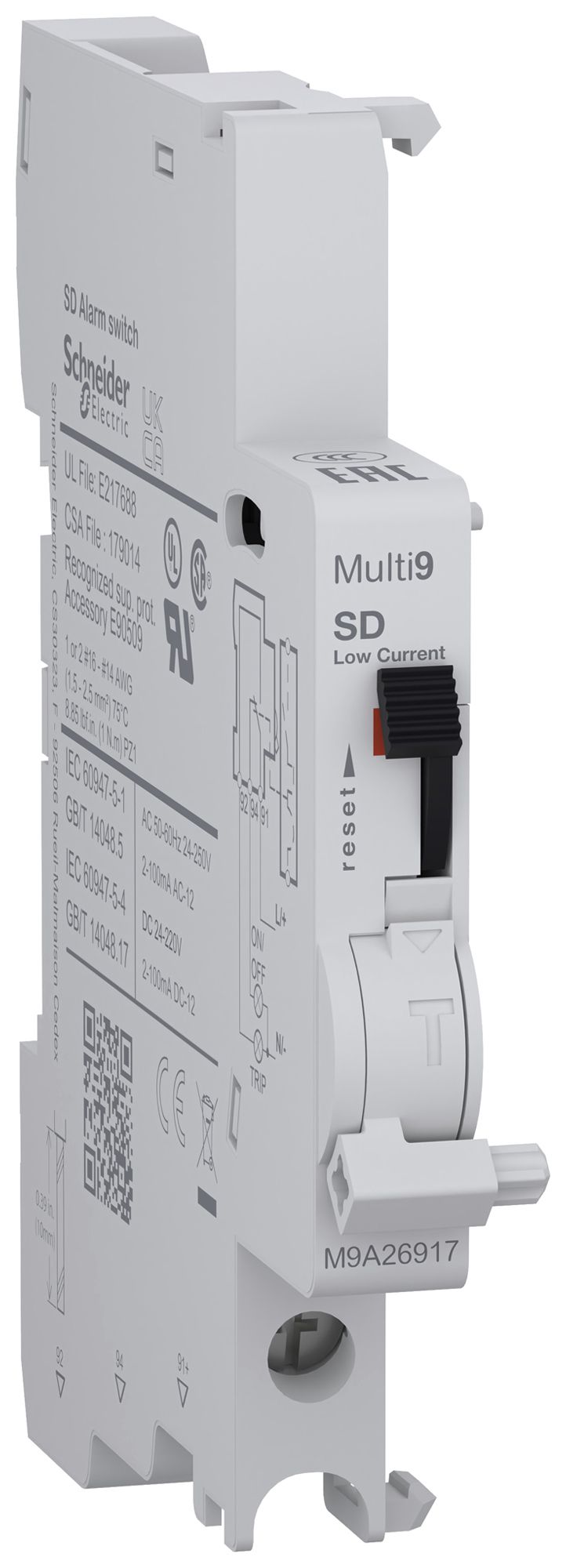 Interruttore aus./segn.a distan.AMD SE Multi9 SD N40/C60 1C 100mA 250VAC/220VDC