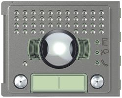 Frontale per modulo altoparlante/camera di porta 96° Sfera con 2 tasti