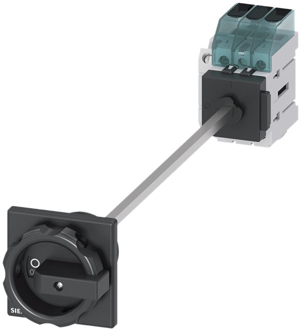 Interrupteur de charge Siemens SENTRON 3LD3 sol 40A 3L +1F/1O 66×66mm no