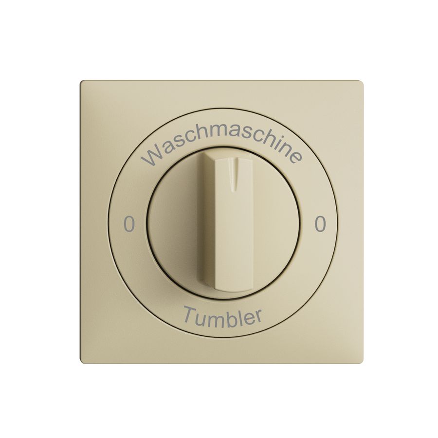 Frontset 0-Waschmaschine-0-Tumbler EDIZIOdue 60×60mm vanille