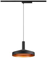 Luminaire suspendu LED SLV LALU TETRA 10W 700lm 2700…3000K VAR Ø240×165mm noir