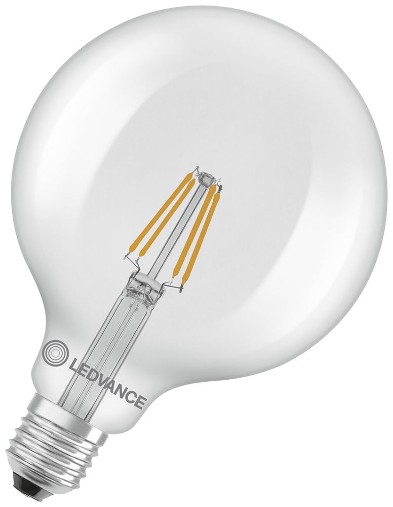 Lampe LED LEDVANCE CLASSIC GLOBE E27 3.4W 470lm 827 R39 clair Ø125×168mm