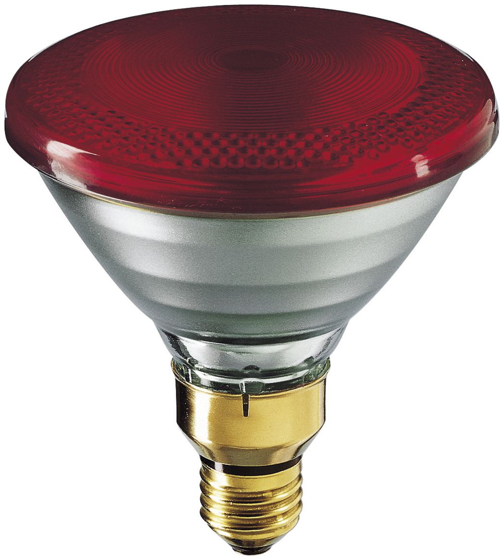 IR-Lampe E27 175W 240V rot