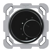 Termostato ambiente INC origin 230VAC 5…30°C 10A nero