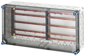 Gehäuse Hensel Mi, 600×300mm, Sammelschiene 250A, 5-polig