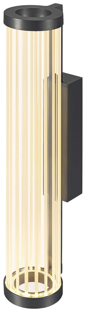 Applique LED SLV QUIMERA 8.2W 320lm 927/930 VAR Ø76×413mm noir