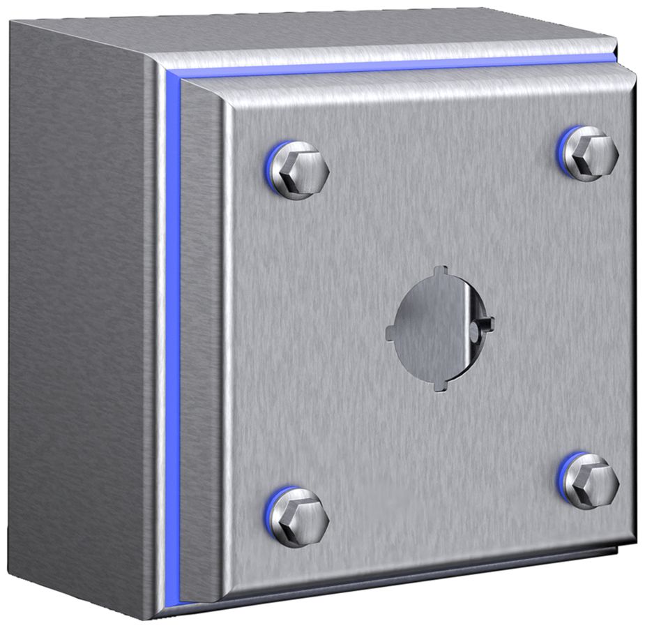 Aufbaugehäuse Rittal HD 1681.600 1×Ausschnitt 22.5mmØ 100×100×90mm Ed-St